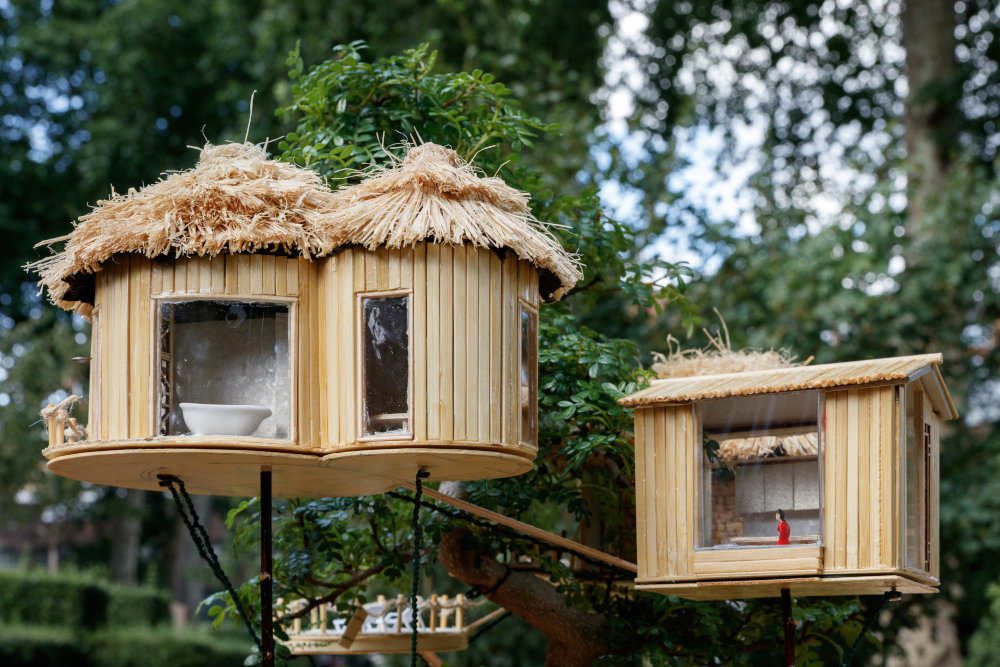 Bonsai Treehouses Exhibition in Oxford Square
